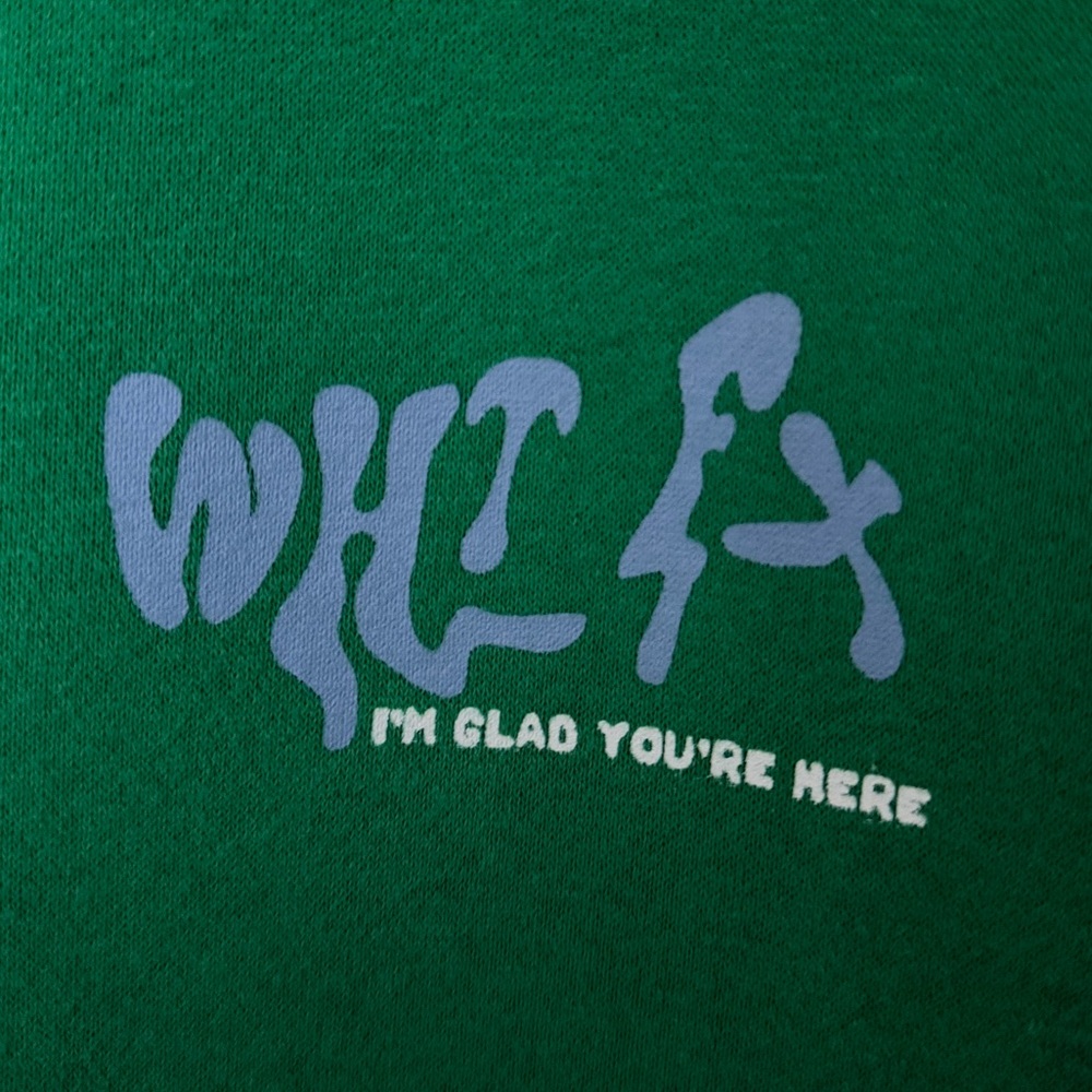 White Fox Boutique Green/Blue Hoodie - Picture 4 of 5